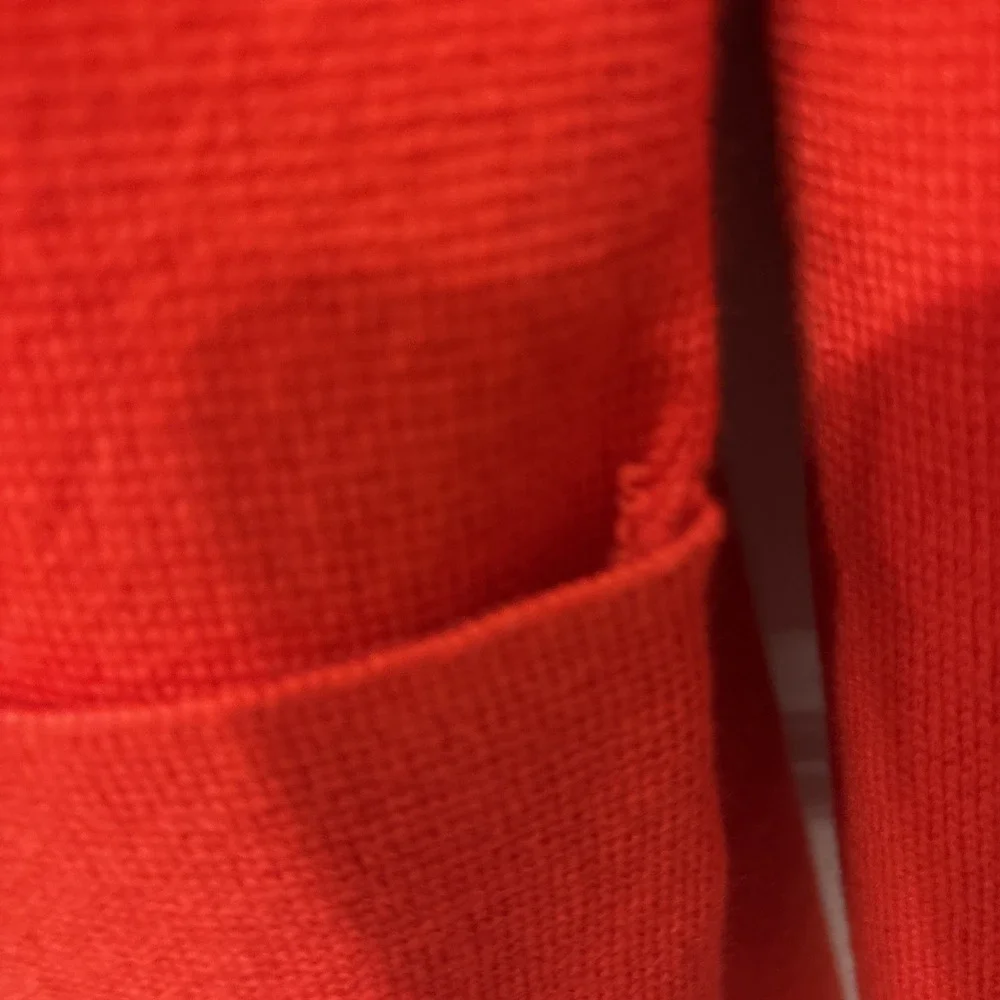 J. Crew Sophie Open Front Sweater Blazer J0244 Red Sz‎ XS Holiday Core Wardrobe